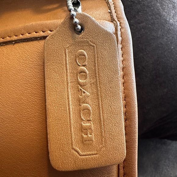 EUC-  Was told  not real.Nickel Vintage Coach Willis Top Handle Satchel - Picture 5 of 16